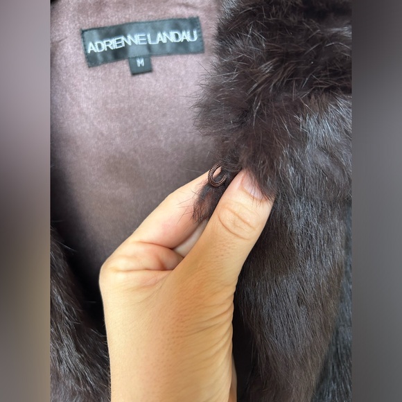 Adrienne Landau Rabbit Fur Vest - Picture 4 of 12